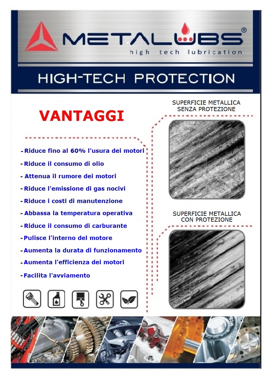 Vantaggi Utilizzo Prodotti Metalubs